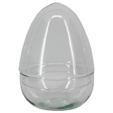 SENUEL glass dome, recycled, transparent, 26.5 cm, Ø 19.8 cm SENUEL glass dome, recycled, transparent, 26.5 cm, Ø 19.8 cm