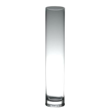 Cylindrical glass vase SANSA EARTH, clear, 12"/30cm, Ø2.4"/6cm Cylindrical glass vase SANSA EARTH, clear, 12"/30cm, Ø2.4"/6cm