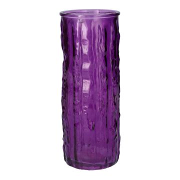 ANJANKA glass flower vase, dark purple, 25 cm, Ø 9.5 cm ANJANKA glass flower vase, dark purple, 25 cm, Ø 9.5 cm