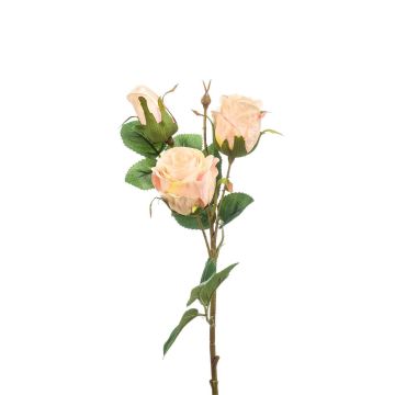 FREYDE artificial rose branch, light pink, 45 cm, Ø 4–5 cm FREYDE artificial rose branch, light pink, 45 cm, Ø 4–5 cm