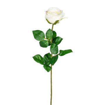 Artificial flower Rose NORLAN, cream, 28"/70cm