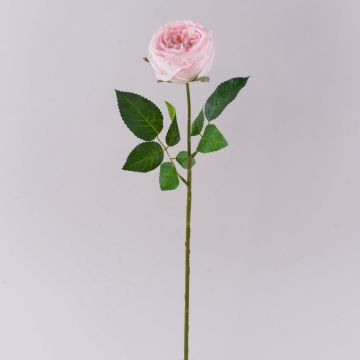 MARNUK artificial rose, light pink, 60cm, Ø9cm