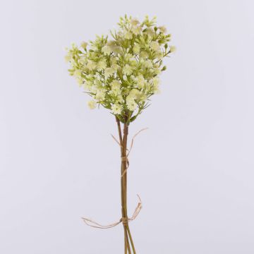 Artificial gypsophila bouquet CECILIA, cream-white, 30cm