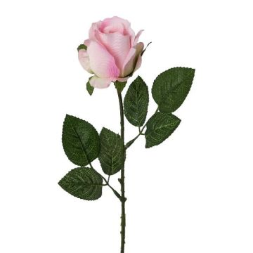 Decorative flower Rose KRALVE, pink, 26"/65cm