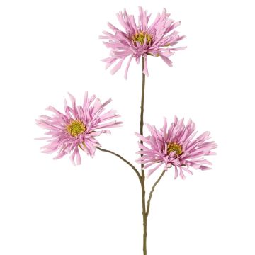 Decorative chrysanthemum branch LASDIM, purple, 75 cm, Ø 11 cm