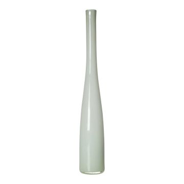 Slim glass bottle vase NASTASYA, white, 60 cm, Ø10 cm Slim glass bottle vase NASTASYA, white, 60 cm, Ø10 cm