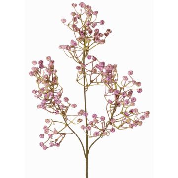 Decorative gypsophila branch MURMYN, purple, 65cm