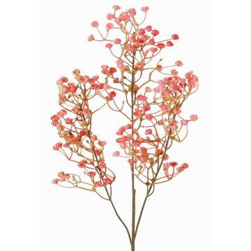 Decorative gypsophila branch MURMYN, pink, 65 cm