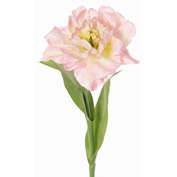 Artificial Parrot Tulip STEFANIE, light pink and yellow, 65cm, Ø14cm Artificial Parrot Tulip STEFANIE, light pink and yellow, 65cm, Ø14cm