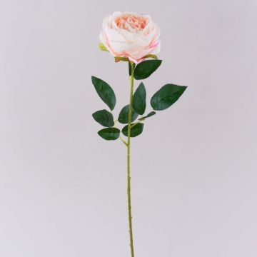 Plastic flower Rose CHERLEN, pale pink, 24"/60cm, Ø4"/10cm Plastic flower Rose CHERLEN, pale pink, 24"/60cm, Ø4"/10cm