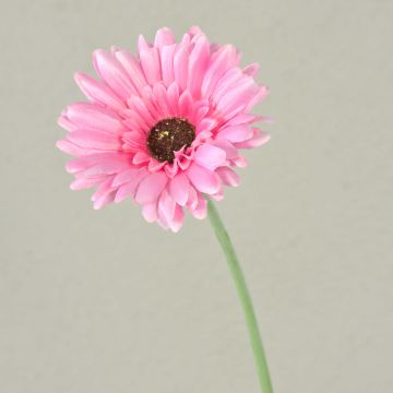 Artificial flower Gerbera TEUDELINDE, pink, 22"/55cm, Ø3.1"/8cm Artificial flower Gerbera TEUDELINDE, pink, 22"/55cm, Ø3.1"/8cm