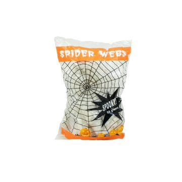 Halloween decoration spider's web / cobwebs FORMIA, white UV-reactive, 50g Halloween decoration spider's web / cobwebs FORMIA, white UV-reactive, 50g