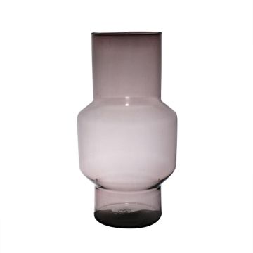 Flower vase FORTUNATO made of glass, recycled, violet-clear, 14"/35cm, Ø7.5"/19cm Flower vase FORTUNATO made of glass, recycled, violet-clear, 14"/35cm, Ø7.5"/19cm