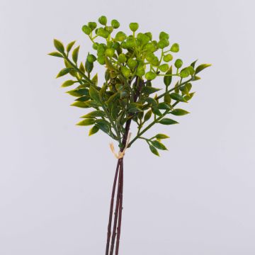 Fake rowan branch ELNATAN, bunch, fruits, green, 12"/30cm