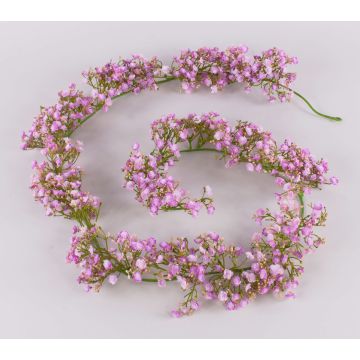 False gypsophilia garland LITAGO, pink-violet, 6ft/180cm False gypsophilia garland LITAGO, pink-violet, 6ft/180cm