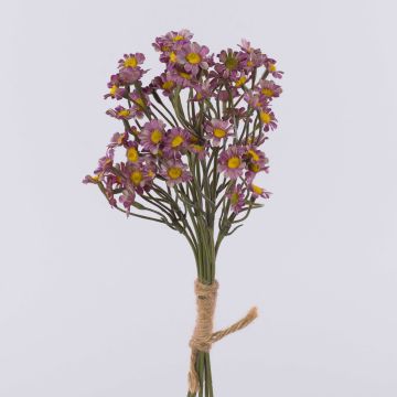 False flower Chrysanthemum bunch WEMKE, light purple-blue, 14"/35cm