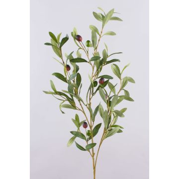 Plastic olive branch ROVUMA with fruits, green, 3ft/95cm Plastic olive branch ROVUMA with fruits, green, 3ft/95cm