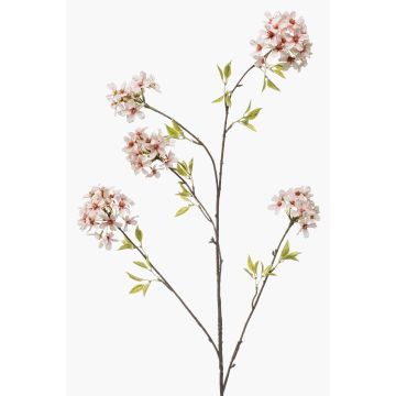 Decorative ornamental cherry branch SLIRKO with blossoms, light pink, 115cm Decorative ornamental cherry branch SLIRKO with blossoms, light pink, 115cm