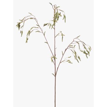 Decorative birch branch JENKFUN with flowers, green, 95cm Decorative birch branch JENKFUN with flowers, green, 95cm