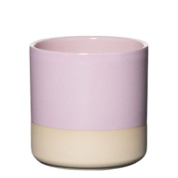 Ceramic planter AUGUSTIN, dip-dye effect, pale pink-beige, 3.9"/10cm, Ø3.9"/10cm Ceramic planter AUGUSTIN, dip-dye effect, pale pink-beige, 3.9"/10cm, Ø3.9"/10cm