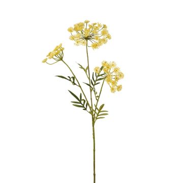 Decorative dill sprig HAKIM with flowers, yellow, 80cm Decorative dill sprig HAKIM with flowers, yellow, 80cm