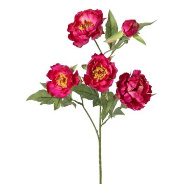 Artificial peony branch LARDUAN, Eco Collection, pink, 60 cm, Ø 7 cm Artificial peony branch LARDUAN, Eco Collection, pink, 60 cm, Ø 7 cm