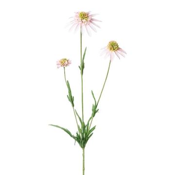 Artificial coneflower branch KAELY, light pink, 26"/65cm Artificial coneflower branch KAELY, light pink, 26"/65cm
