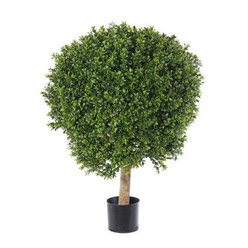Faux boxwood TOM, natural trunk, crossdoor, 31"/80cm, Ø24"/60cm