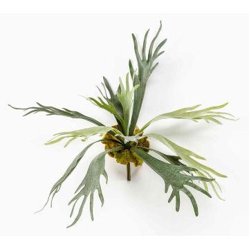Decorative antler fern CHARLS on spike, green, 20"/50cm, Ø 28"/70cm