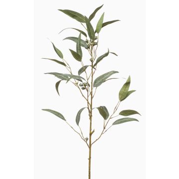 Artificial eucalyptus branch JURKA with fruits, green-grey, 3ft/90cm Artificial eucalyptus branch JURKA with fruits, green-grey, 3ft/90cm