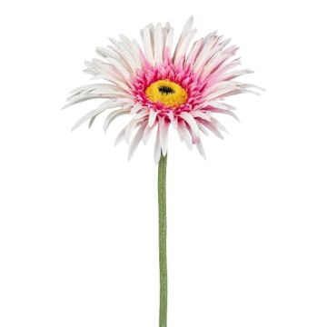Artificial flower Gerbera FELISY, pink-white, 26"/65cm Artificial flower Gerbera FELISY, pink-white, 26"/65cm