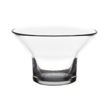 Maxi tealight holder SARINYA, clear, 2.4"/6cm, Ø4"/10cm