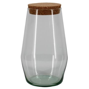 MAMBER storage jar with cork lid, clear, 28 cm, Ø17.5 cm MAMBER storage jar with cork lid, clear, 28 cm, Ø17.5 cm