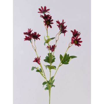 Velvet marguerite FENAS, dark red, 26"/65cm, Ø1.6"-2"/4-5cm Velvet marguerite FENAS, dark red, 26"/65cm, Ø1.6"-2"/4-5cm