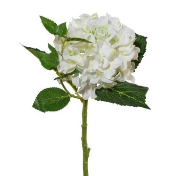 Decorative flower Hydrangea VOSTE, white, 18"/45cm, Ø6.3"/16cm Decorative flower Hydrangea VOSTE, white, 18"/45cm, Ø6.3"/16cm