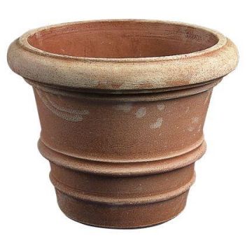 Terracotta plant pot MONDAR with grooves, handmade, 21"/53cm, Ø28"/70cm Terracotta plant pot MONDAR with grooves, handmade, 21"/53cm, Ø28"/70cm