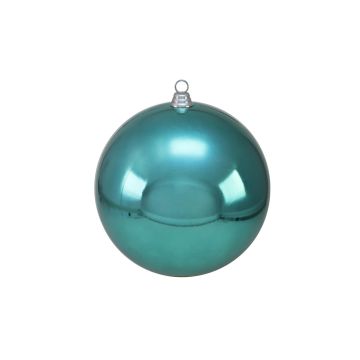 Christmas bauble TEODORA, shiny turquoise, Ø12"/30cm Christmas bauble TEODORA, shiny turquoise, Ø12"/30cm