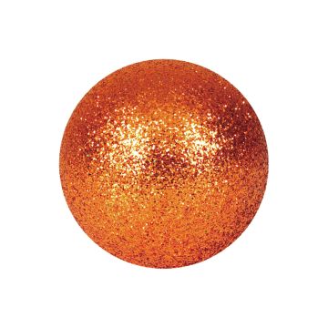 Christmas baubles FABIANA, 48 pcs, glitter, copper, Ø1.4"/3.5cm Christmas baubles FABIANA, 48 pcs, glitter, copper, Ø1.4"/3.5cm
