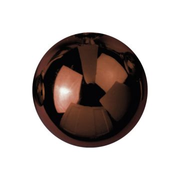 Christmas baubles FABIANA, 48 pcs, shiny brown, Ø1.4"/3.5cm Christmas baubles FABIANA, 48 pcs, shiny brown, Ø1.4"/3.5cm