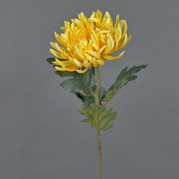 Decorative Chrysanthemum LINGYUN, yellow-orange, 65cm, Ø16cm Decorative Chrysanthemum LINGYUN, yellow-orange, 65cm, Ø16cm