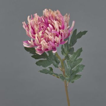 Decorative chrysanthemum LINGYUN, pink, 65cm, Ø16cm Decorative chrysanthemum LINGYUN, pink, 65cm, Ø16cm