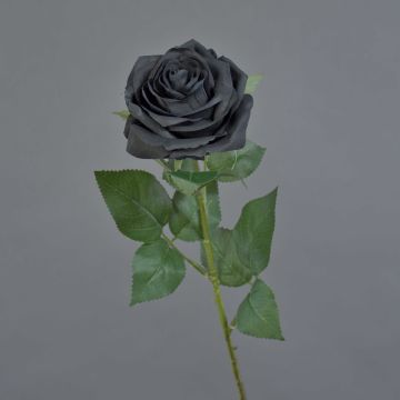 KAILIN artificial rose, black, 65cm, Ø9cm KAILIN artificial rose, black, 65cm, Ø9cm