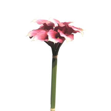 YONGHENG plastic calla lily bunch, mauve-cream, 45 cm, Ø25 cm
