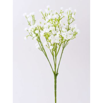 Fabric gypsophila bush CECILIA, white stem, 12"/30cm, Ø0.4"/1cm Fabric gypsophila bush CECILIA, white stem, 12"/30cm, Ø0.4"/1cm