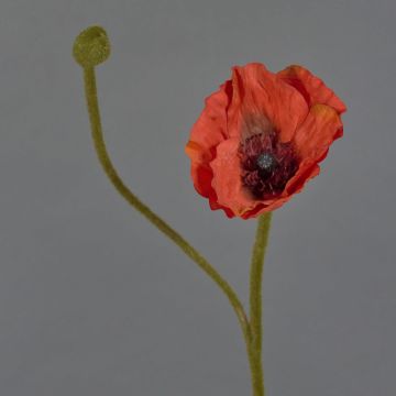 Decorative YILAN poppy flower, red, 60cm, Ø12cm Decorative YILAN poppy flower, red, 60cm, Ø12cm