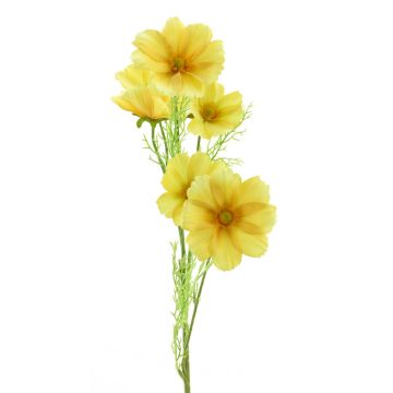 Plastic branch of cosmos YUNIAN, yellow, 75cm Plastic branch of cosmos YUNIAN, yellow, 75cm