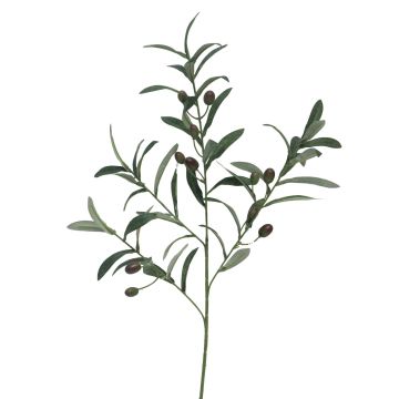 Artificial olive branch WANLI with fruit, 75cm Artificial olive branch WANLI with fruit, 75cm