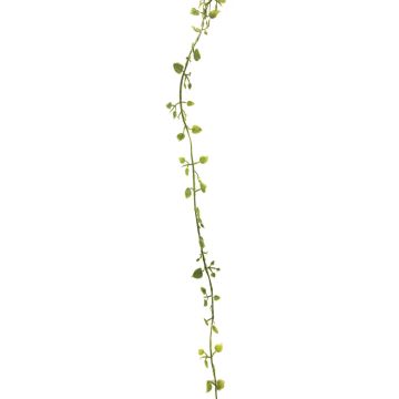 Artificial wire vine JIAMIN garland, green-grey, 240cm
