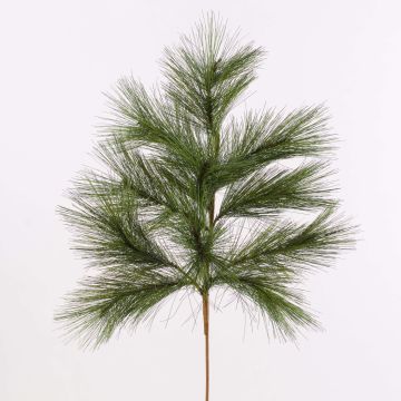 Artificial pine branch HELENE, green, 28"/70cm
