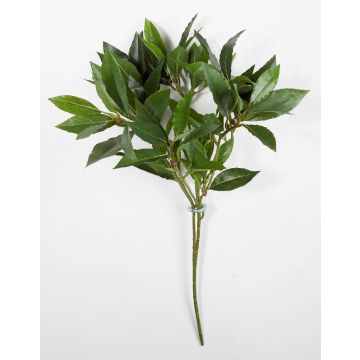 Artificial cherry laurel branch KAMIRAN, 18"/45cm